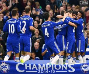 yapboz Chelsea FC şampiyon 2014-15